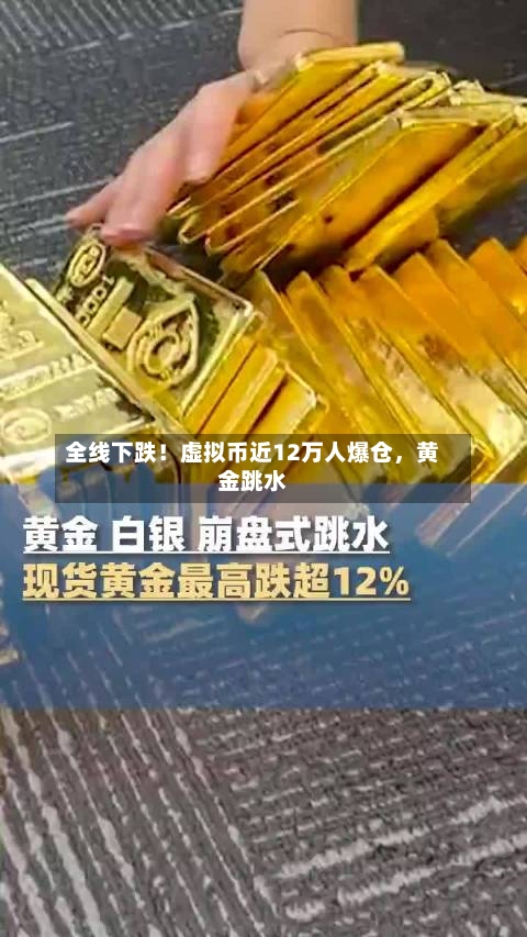 全线下跌！虚拟币近12万人爆仓，黄金跳水-第3张图片