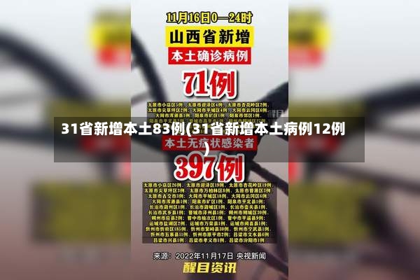 31省新增本土83例(31省新增本土病例12例)-第2张图片