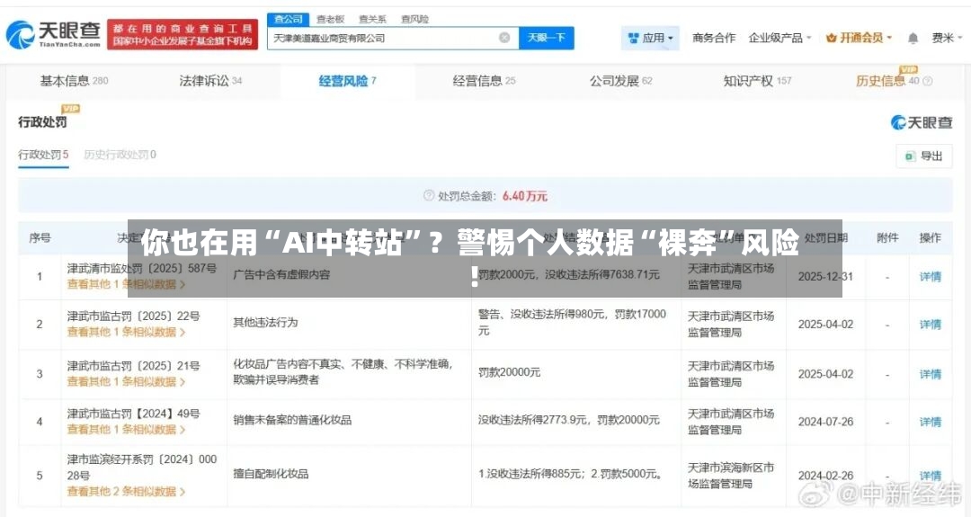 你也在用“AI中转站”？警惕个人数据“裸奔	”风险！-第2张图片
