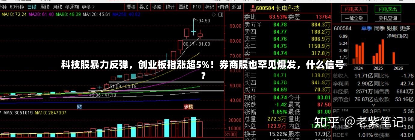 科技股暴力反弹，创业板指涨超5%！券商股也罕见爆发，什么信号？-第3张图片