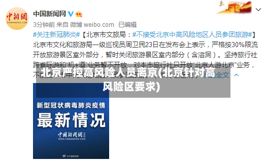 北京严控高风险人员离京(北京针对高风险区要求)-第2张图片