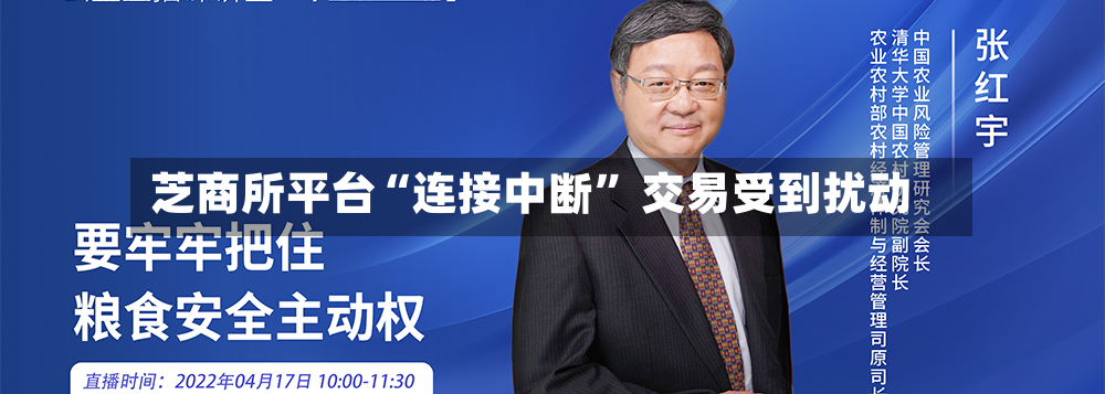 芝商所平台“连接中断” 交易受到扰动-第2张图片