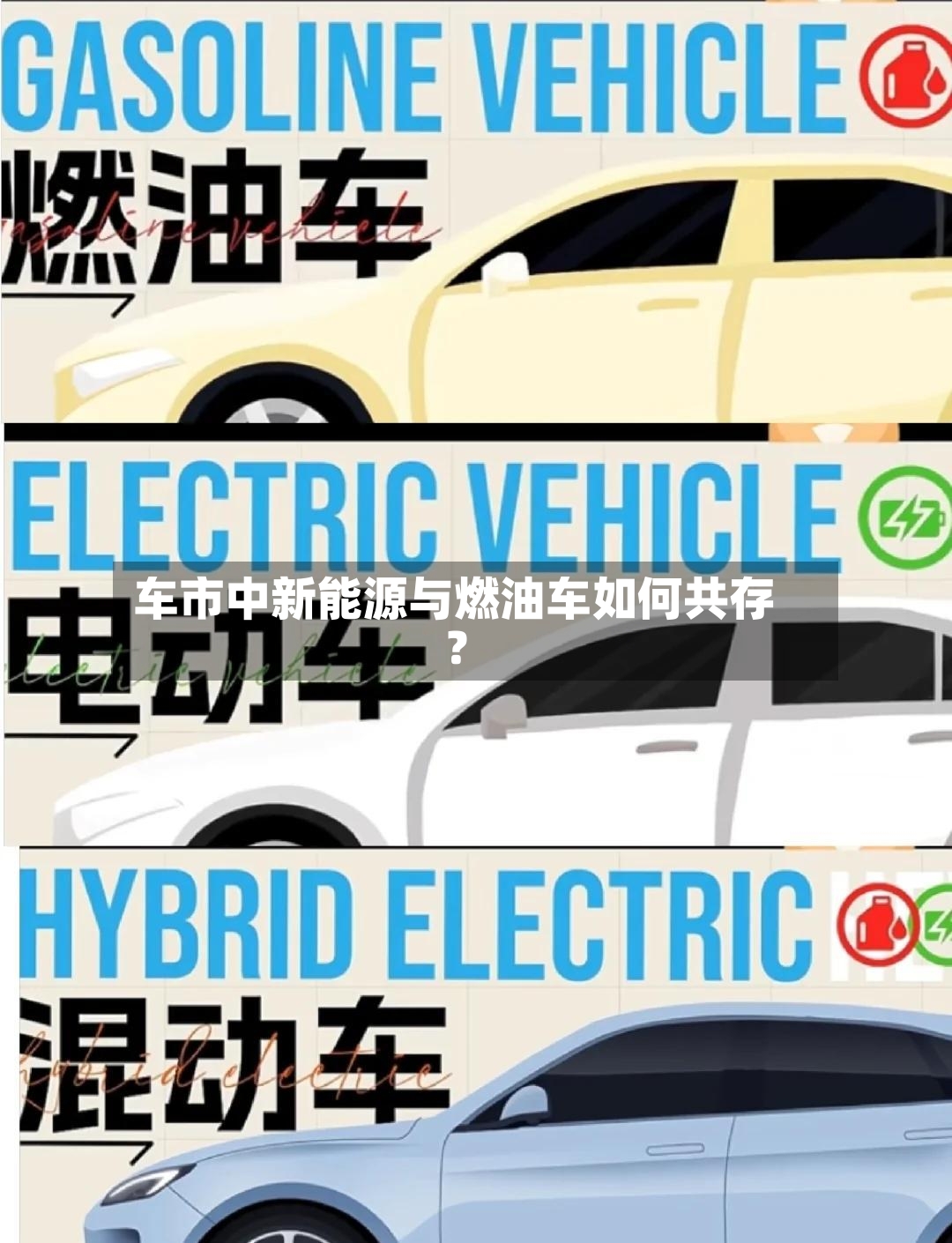 车市中新能源与燃油车如何共存？-第3张图片
