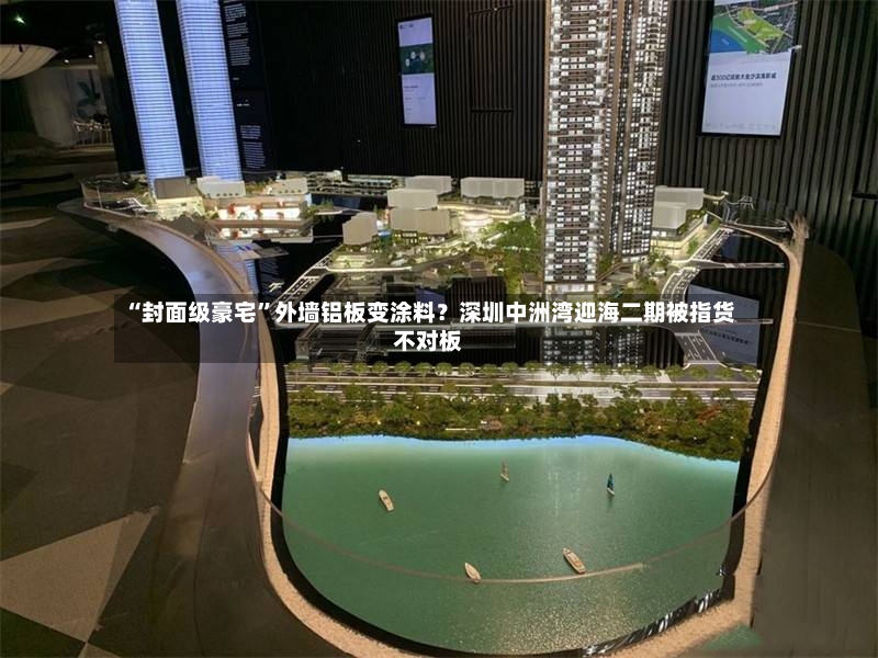 “封面级豪宅	”外墙铝板变涂料？深圳中洲湾迎海二期被指货不对板-第2张图片