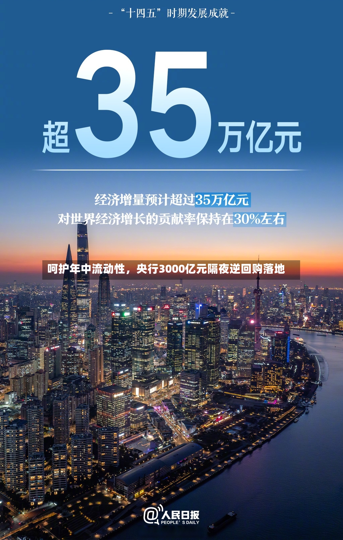 呵护年中流动性，央行3000亿元隔夜逆回购落地-第3张图片