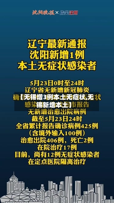 【无锡增3例本土无症状,无锡新增本土】