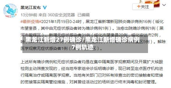 黑龙江新增27例确诊/黑龙江新增确诊病例7例轨迹-第3张图片