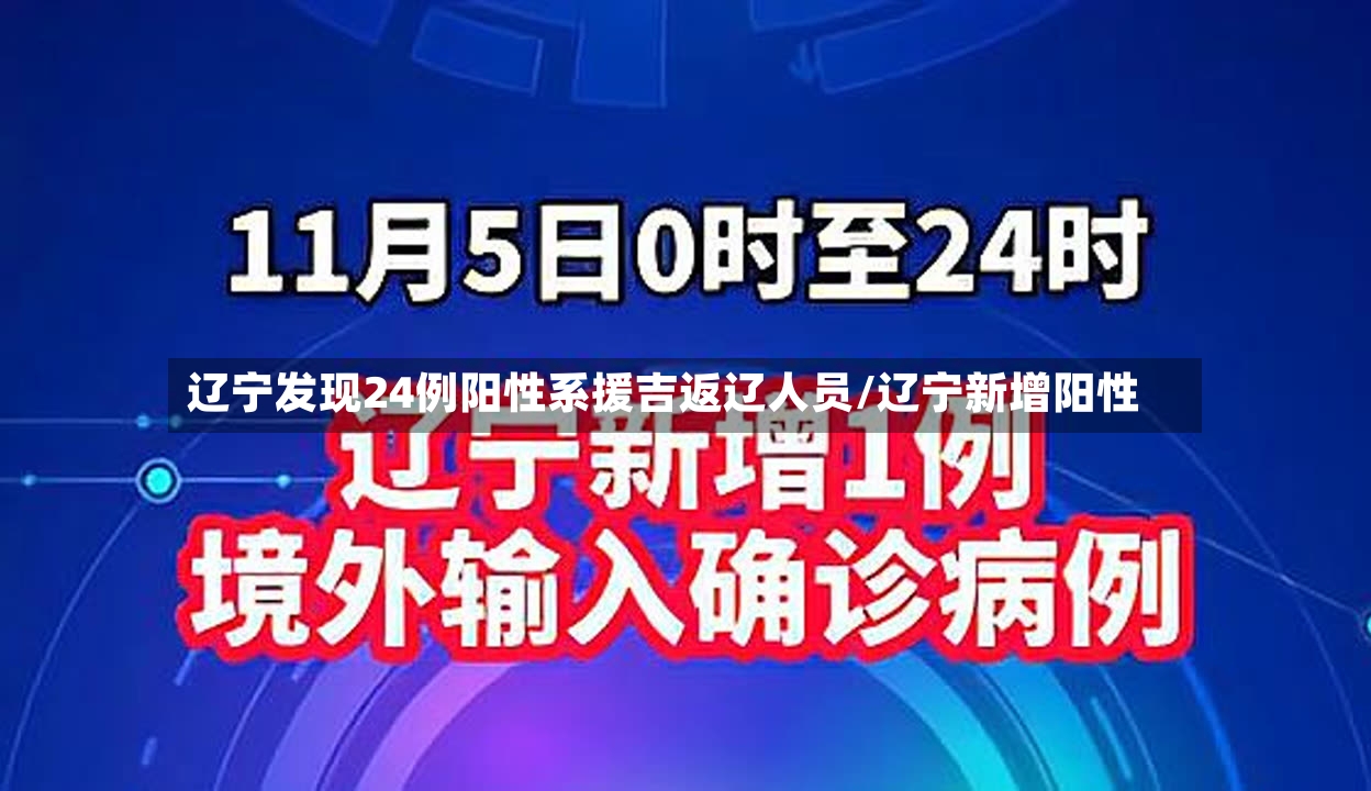辽宁发现24例阳性系援吉返辽人员/辽宁新增阳性-第2张图片