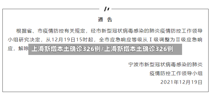 上海新增本土确诊326例/上海新增本土确诊326例-第2张图片