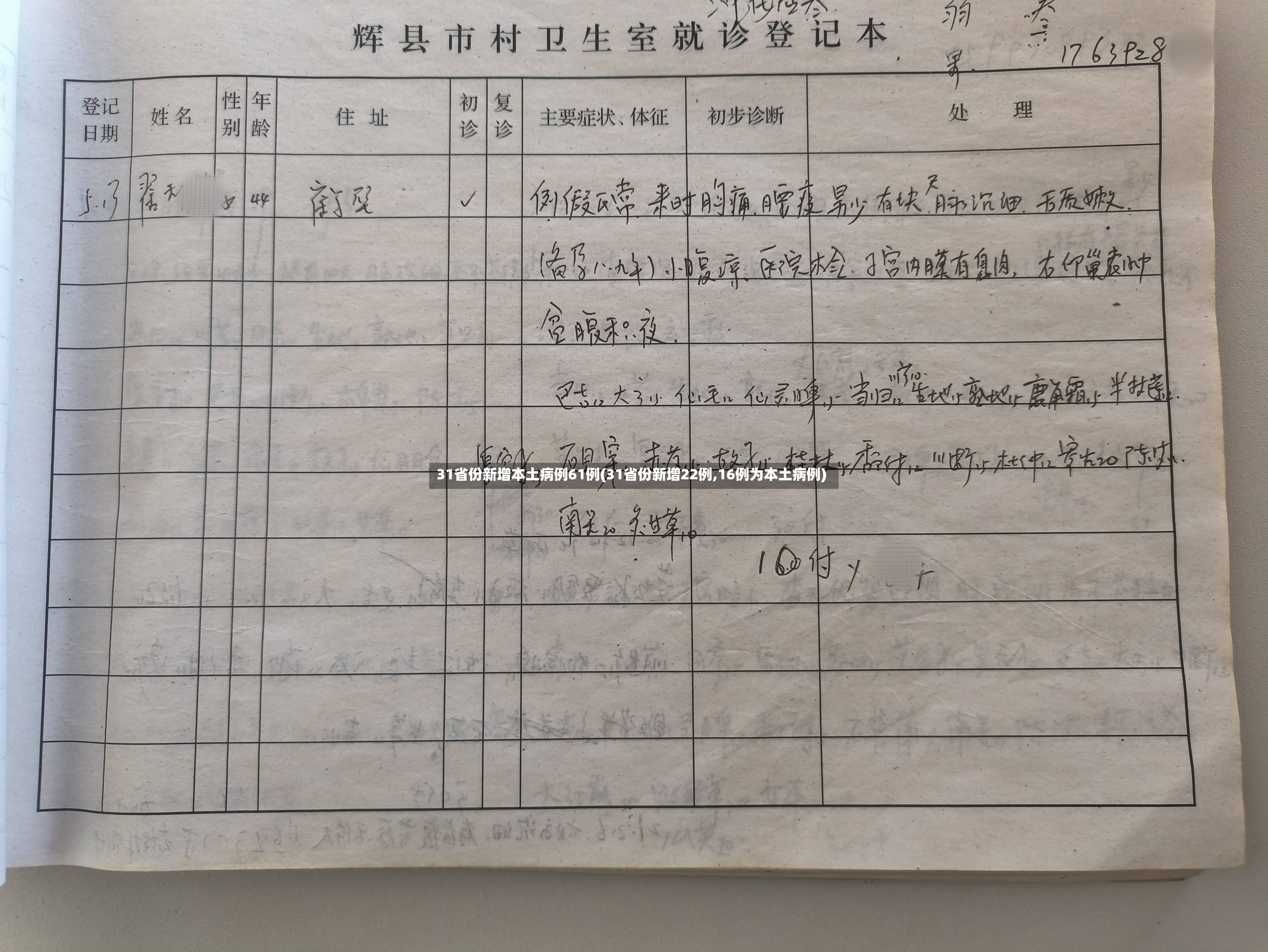 31省份新增本土病例61例(31省份新增22例,16例为本土病例)-第3张图片