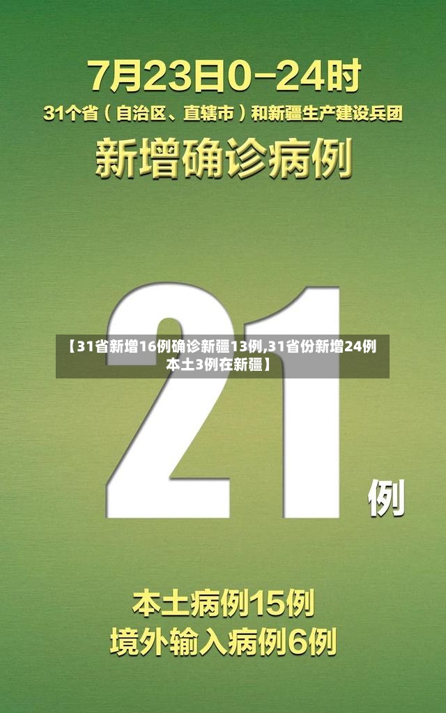 【31省新增16例确诊新疆13例,31省份新增24例 本土3例在新疆】-第2张图片