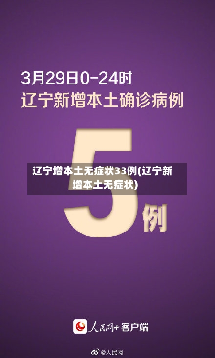 辽宁增本土无症状33例(辽宁新增本土无症状)-第2张图片