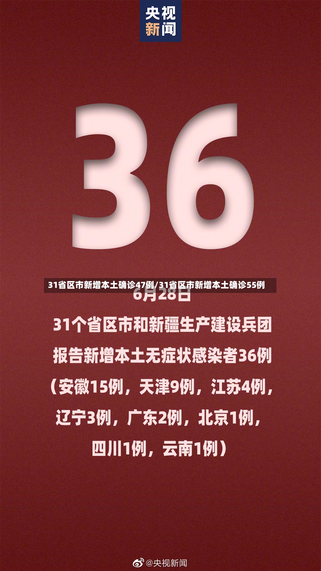 31省区市新增本土确诊47例/31省区市新增本土确诊55例-第3张图片