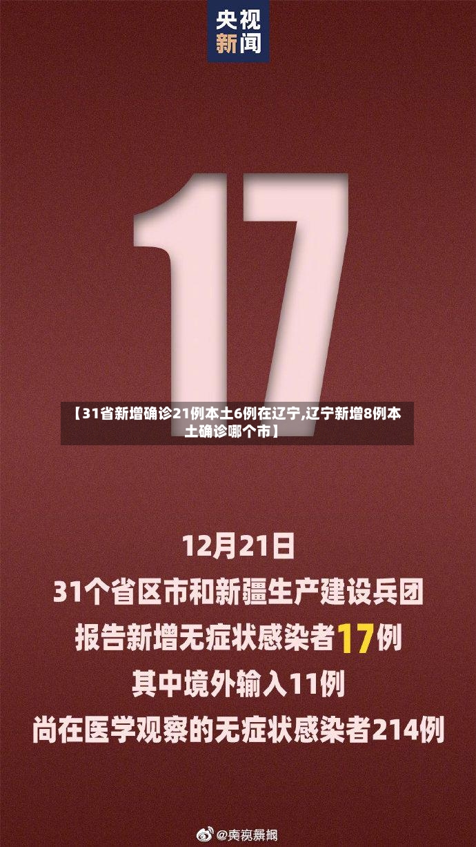 【31省新增确诊21例本土6例在辽宁,辽宁新增8例本土确诊哪个市】-第2张图片