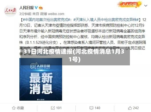 31日河北疫情速报(河北疫情消息1月31号)