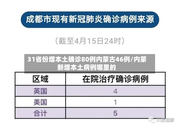 31省份增本土确诊80例内蒙古46例/内蒙新增本土病例哪里的