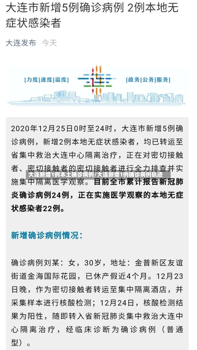 大连新增1例本土确诊病例/大连新增1例确诊病例轨迹-第2张图片