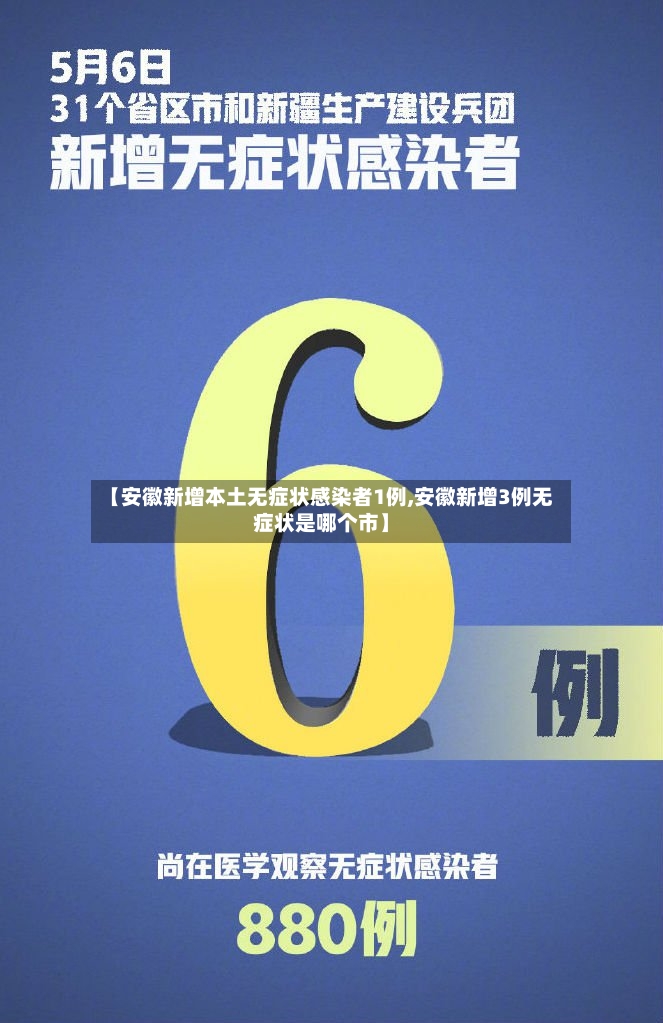【安徽新增本土无症状感染者1例,安徽新增3例无症状是哪个市】-第2张图片