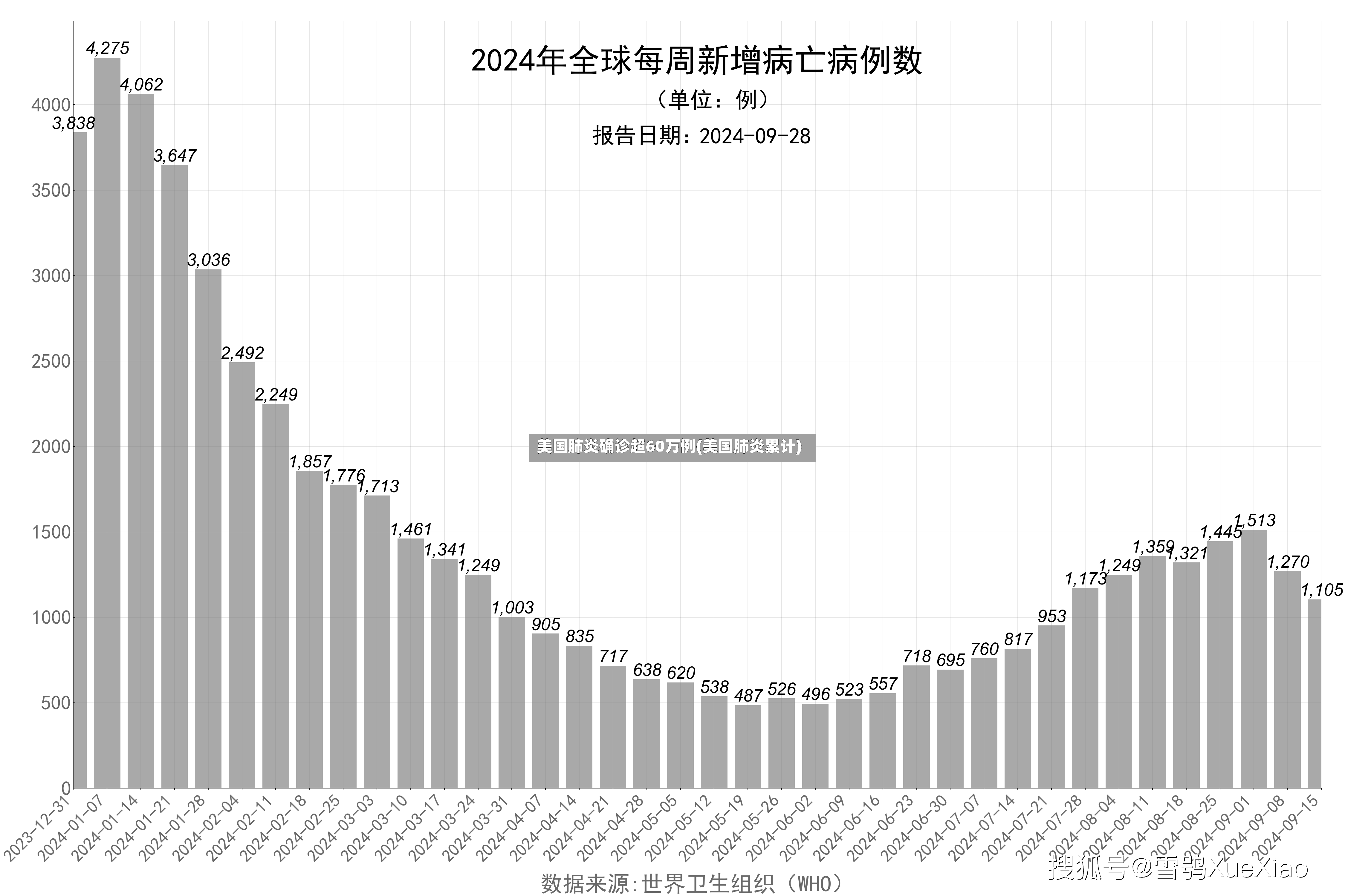 美国肺炎确诊超60万例(美国肺炎累计)