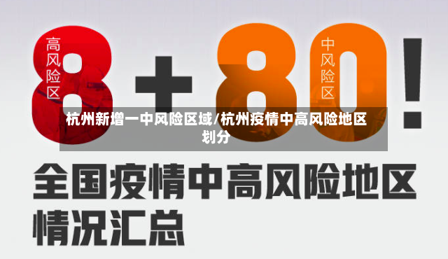 杭州新增一中风险区域/杭州疫情中高风险地区划分-第2张图片