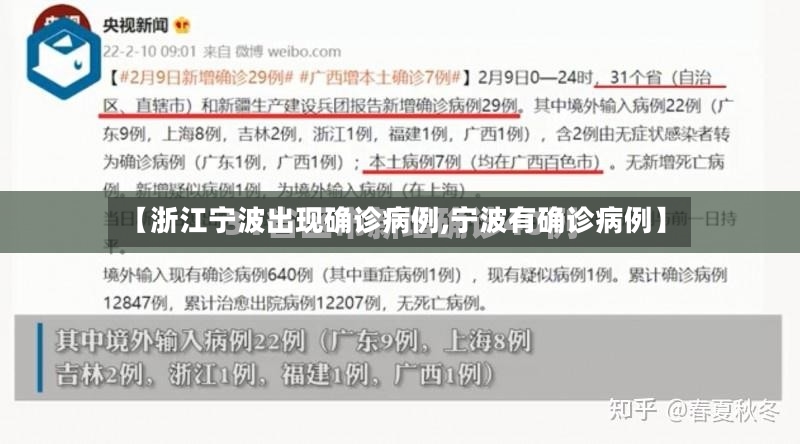 【浙江宁波出现确诊病例,宁波有确诊病例】-第2张图片
