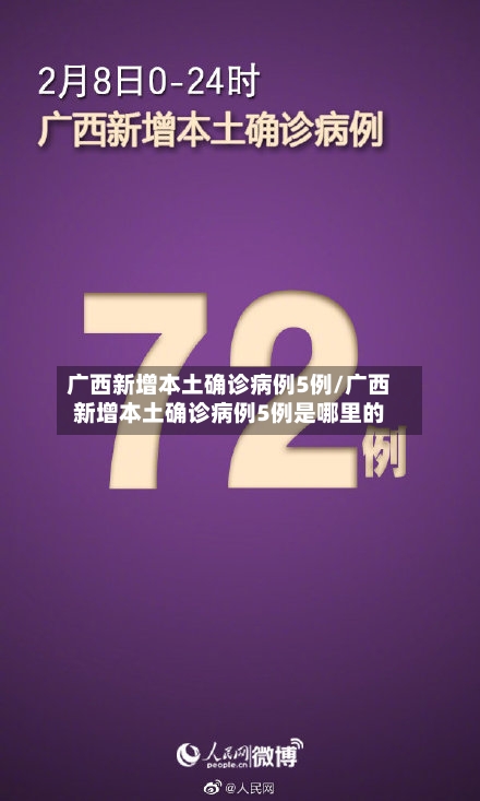 广西新增本土确诊病例5例/广西新增本土确诊病例5例是哪里的-第3张图片