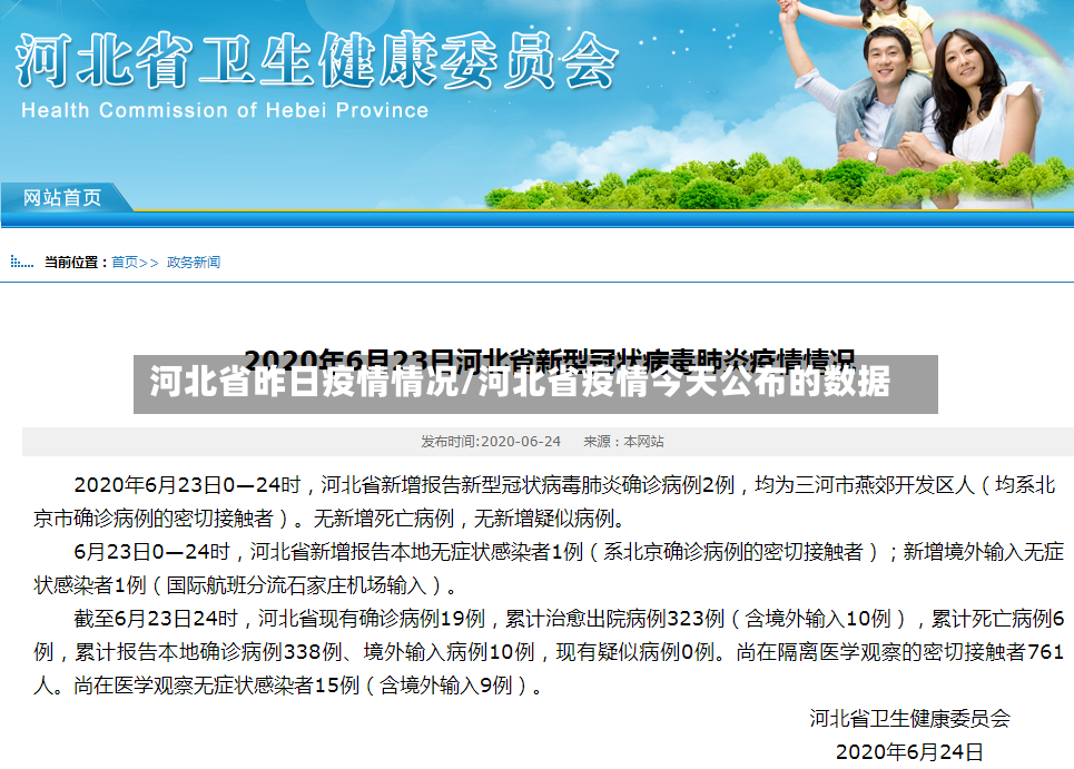 河北省昨日疫情情况/河北省疫情今天公布的数据