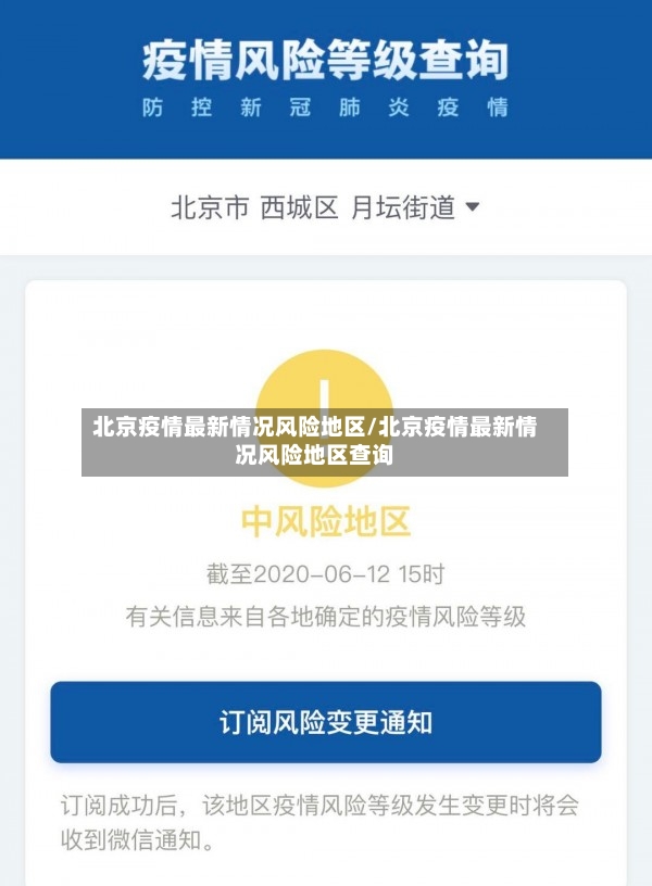 北京疫情最新情况风险地区/北京疫情最新情况风险地区查询-第3张图片