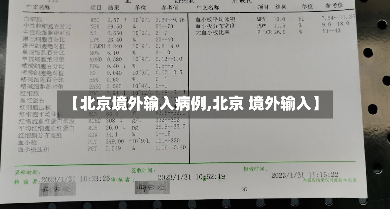 【北京境外输入病例,北京 境外输入】-第3张图片