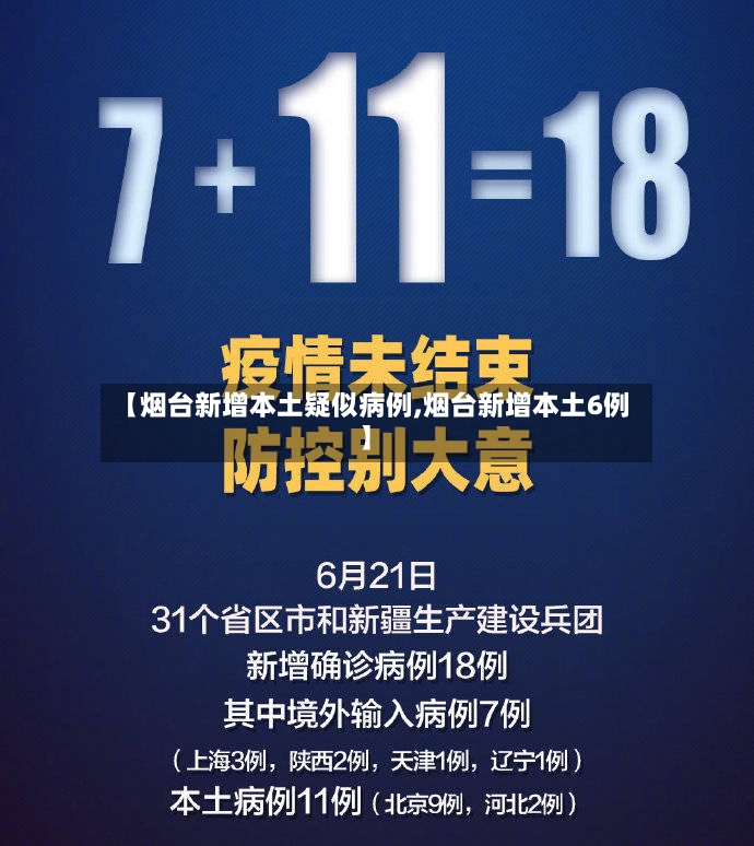 【烟台新增本土疑似病例,烟台新增本土6例】